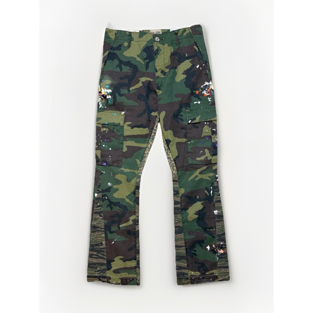 Gallery Dept. LA Flare Paint Splatter Camo Pants Size 32 BRAND NEW